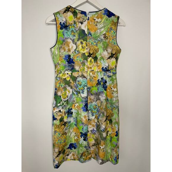 Lands End Vibrant Floral Sleeveless Dress SZ 4P - Picture 4 of 8